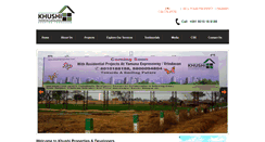 Desktop Screenshot of khushiproperties.com